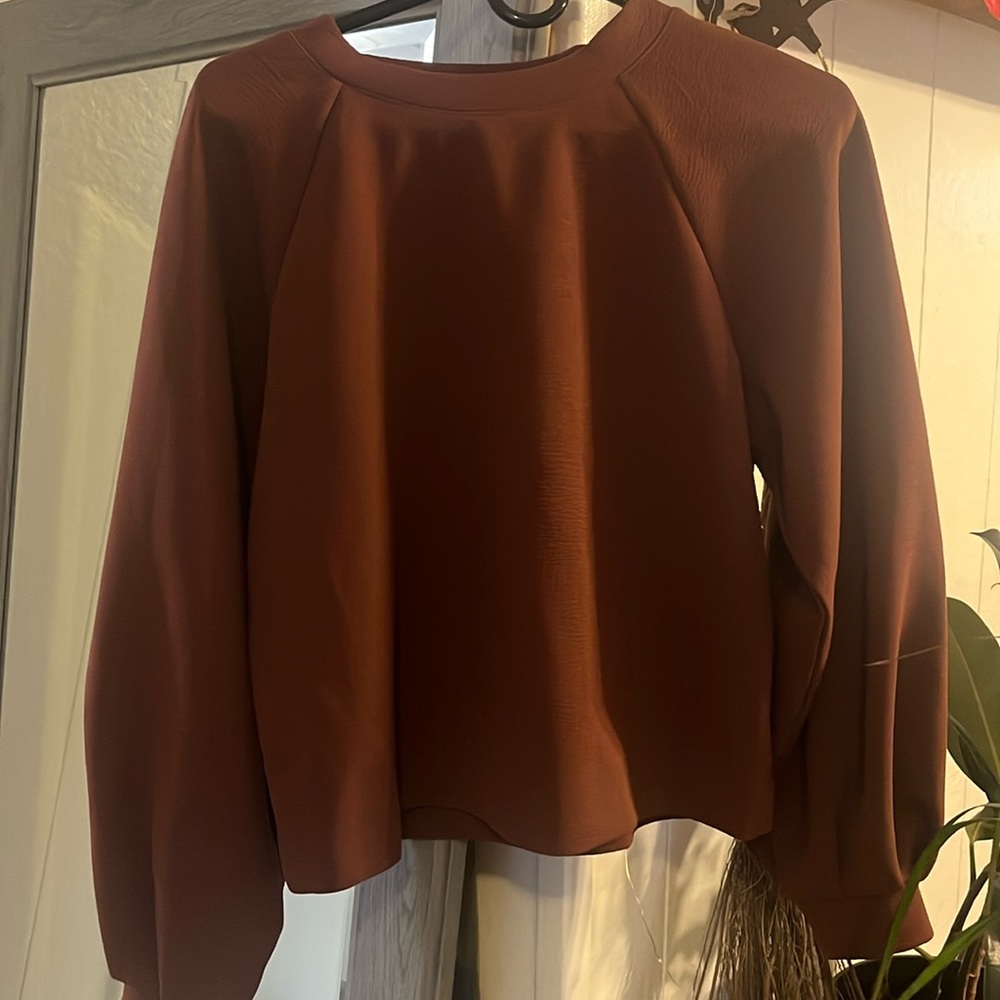 Fun brick colored long sleeve.